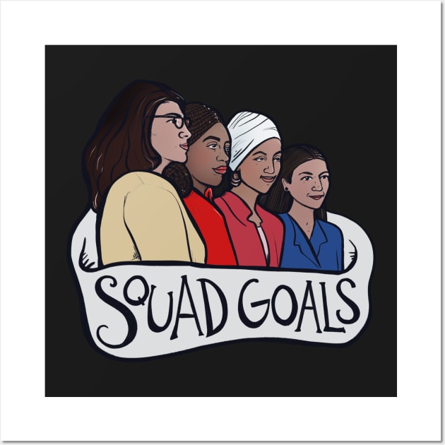 The Squad Wall Art by bubbsnugg